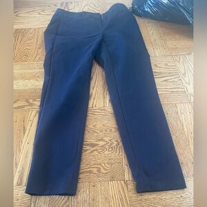 Loft navy blue straight pants size 0 slim fit